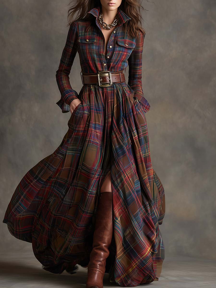 Sandra | Belted Shirt Dress