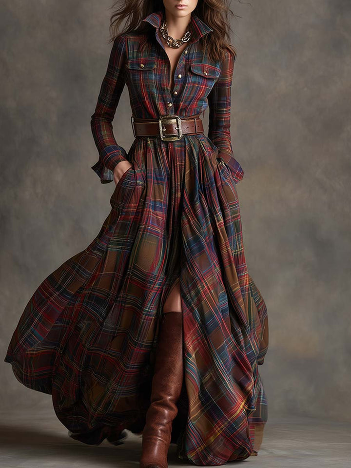 Sandra | Belted Shirt Dress