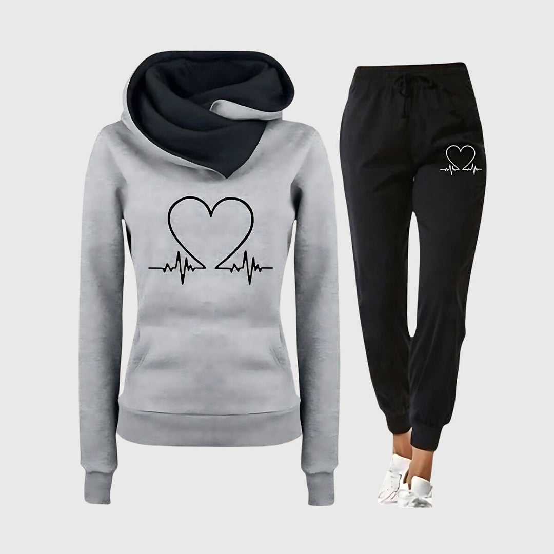 Comfortable Athletic Lounge Set Gray