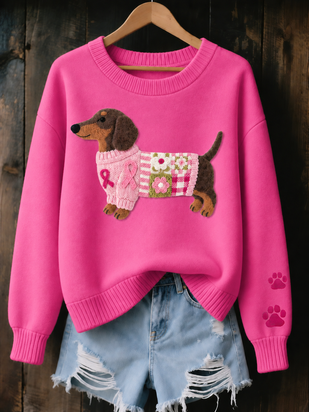 Ann | Casual Sweater - Pink