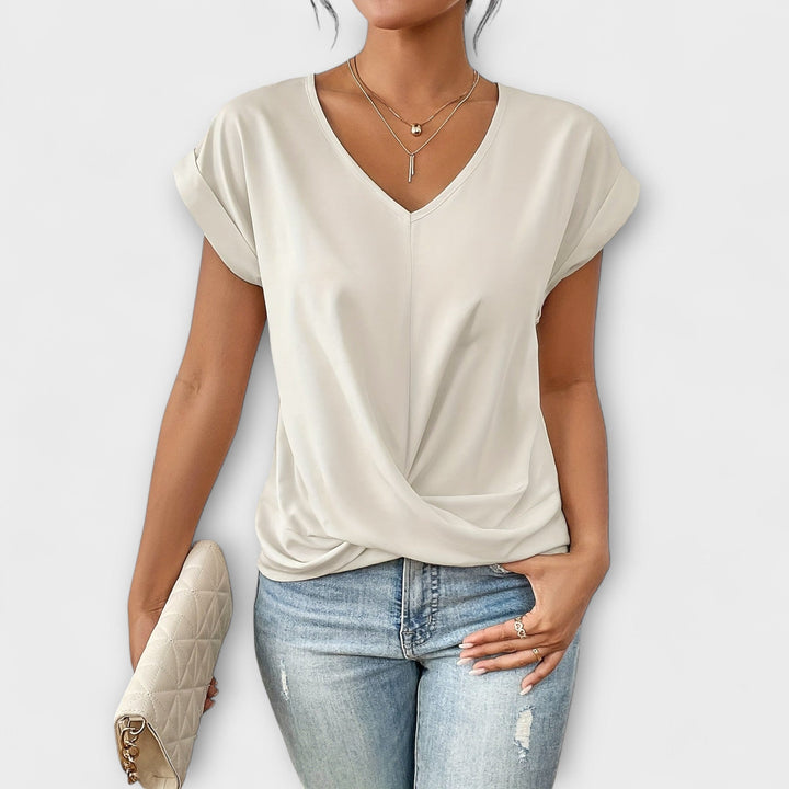 Jamie | Elegant V-neck Top
