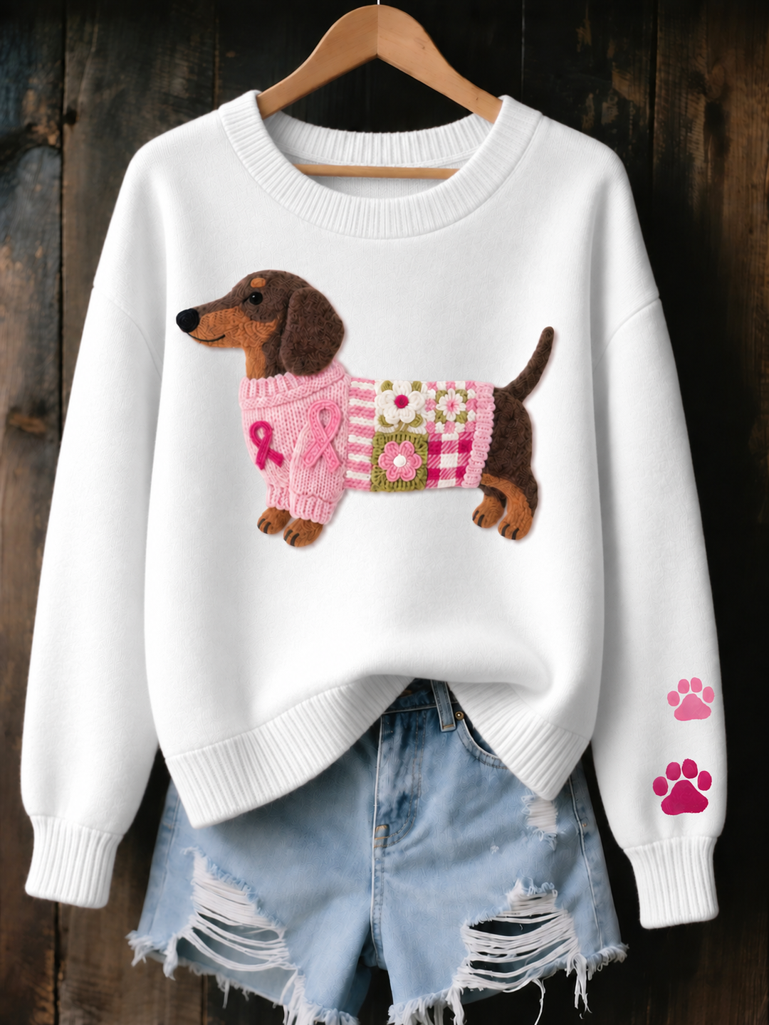 Ann | Casual Sweater - White