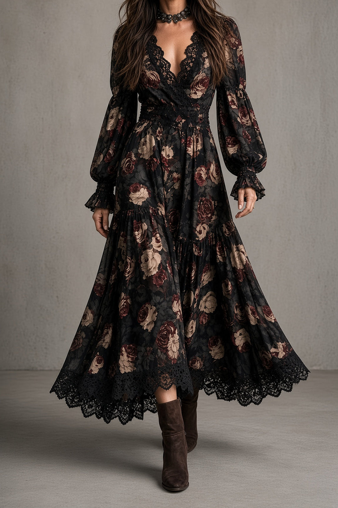 Judith | Vintage Dress - Black