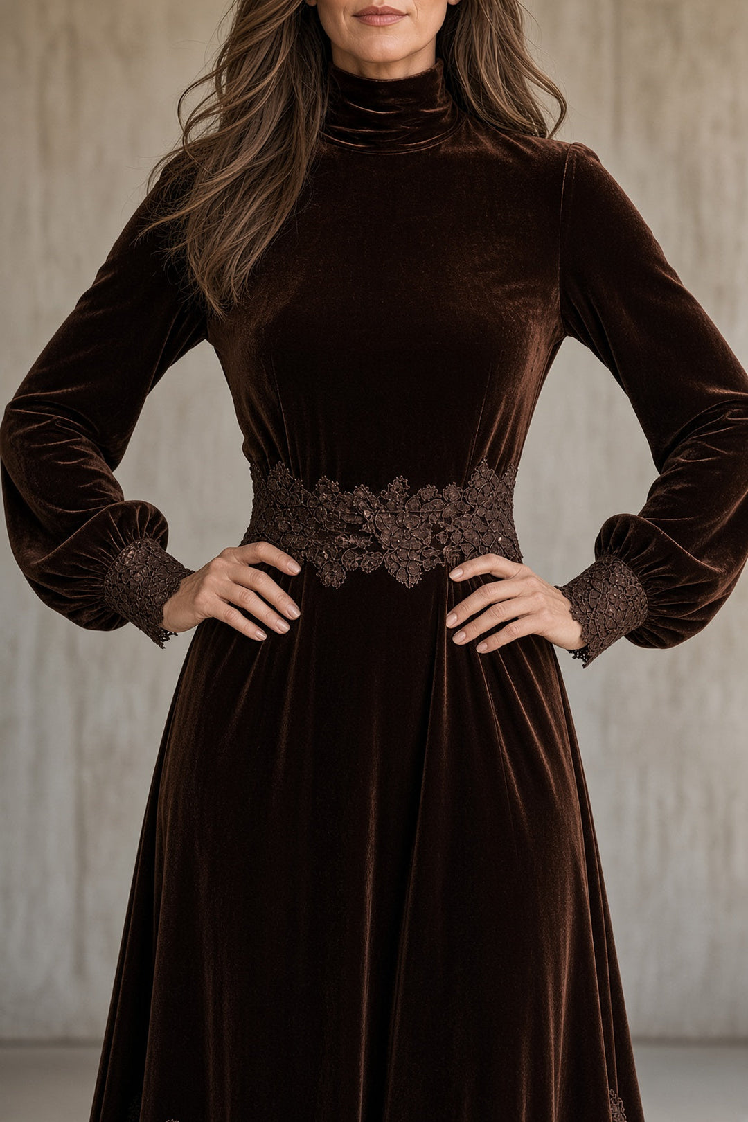 Evelyn | Velvet Dress