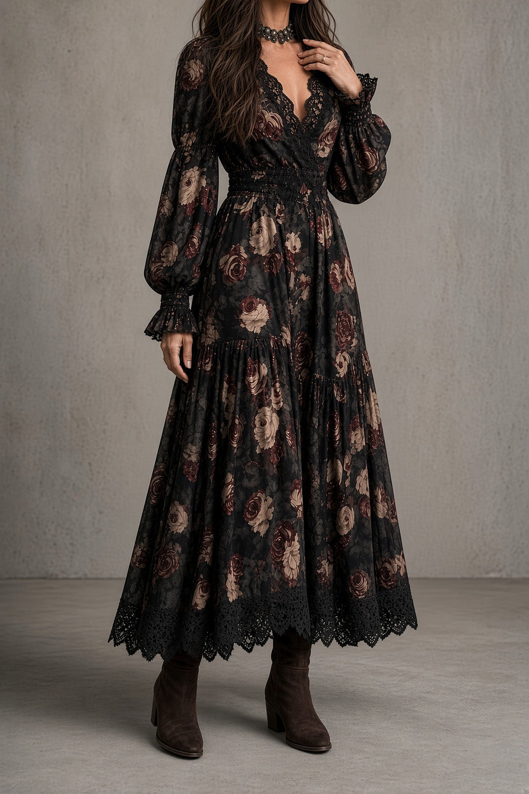 Judith | Vintage Dress - Black