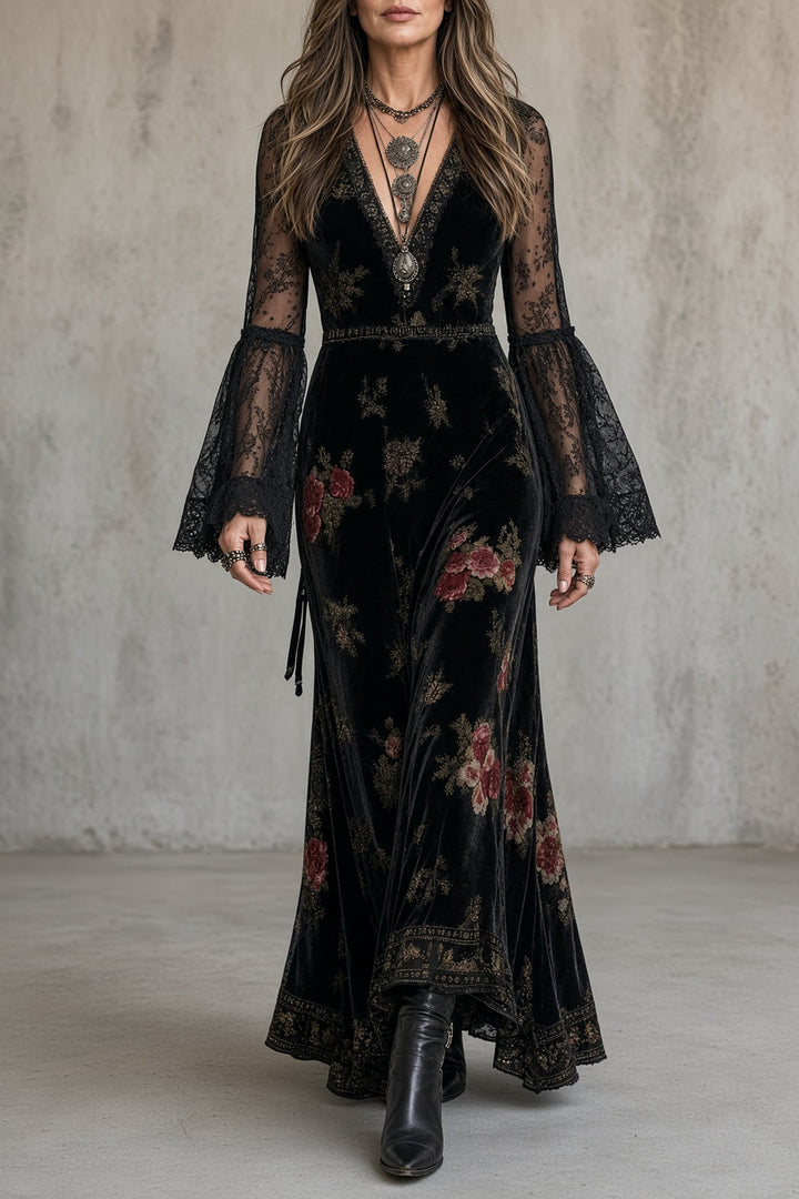 Grace | Velvet Dress