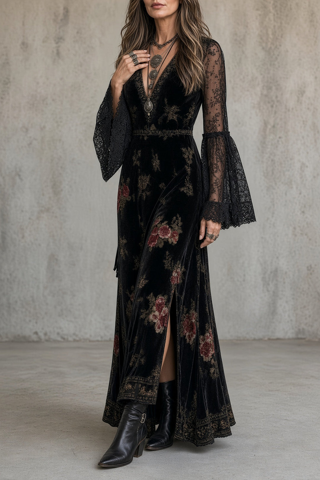 Grace | Velvet Dress