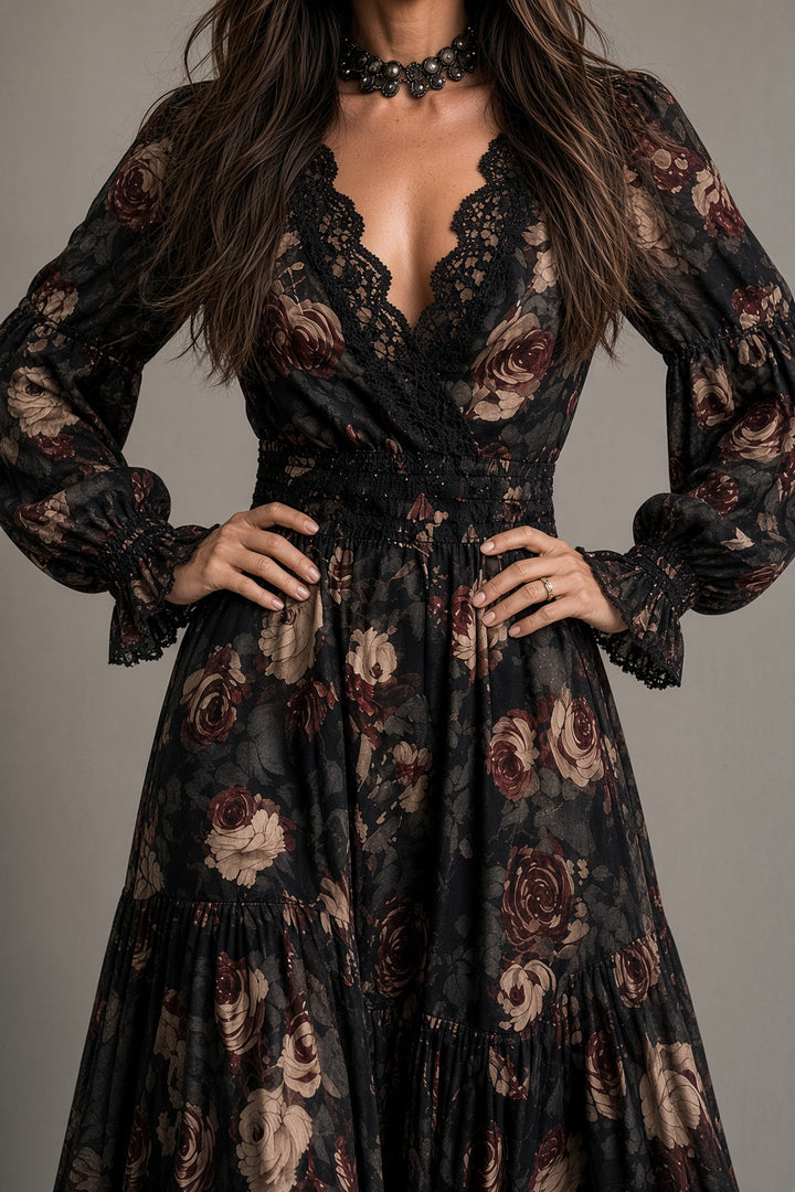 Judith | Vintage Dress - Black