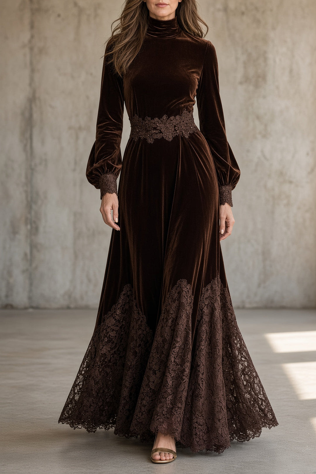 Evelyn | Velvet Dress
