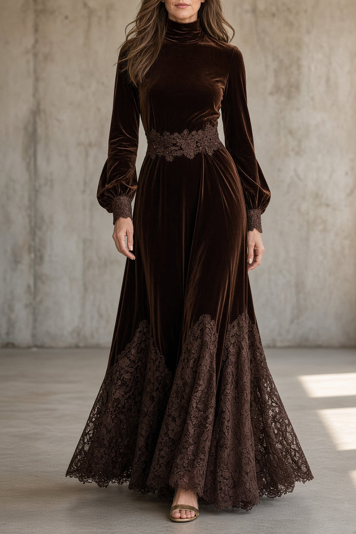 Evelyn | Velvet Dress
