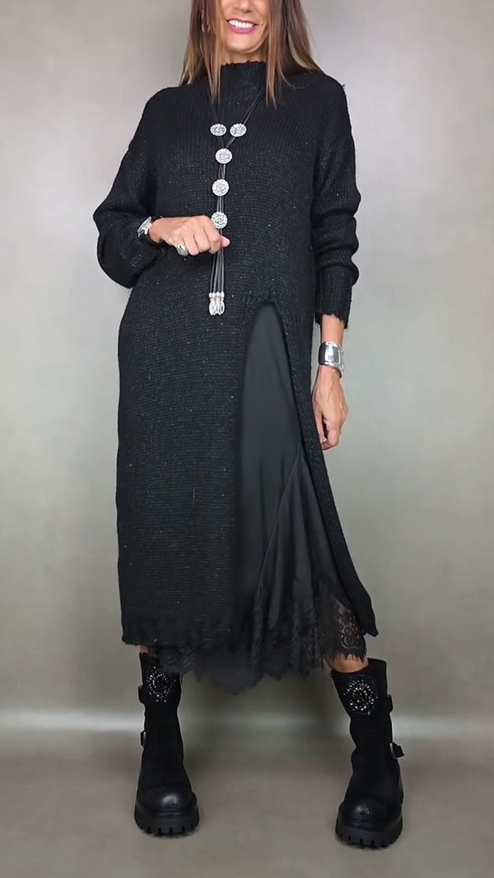 Elegant sweater and dress set