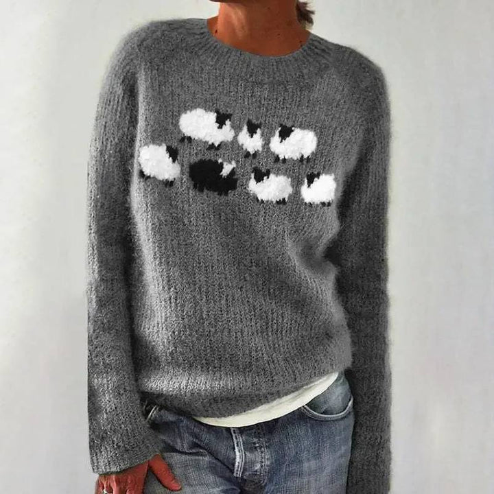Lois | Comfortable Cute Sheep Sweater