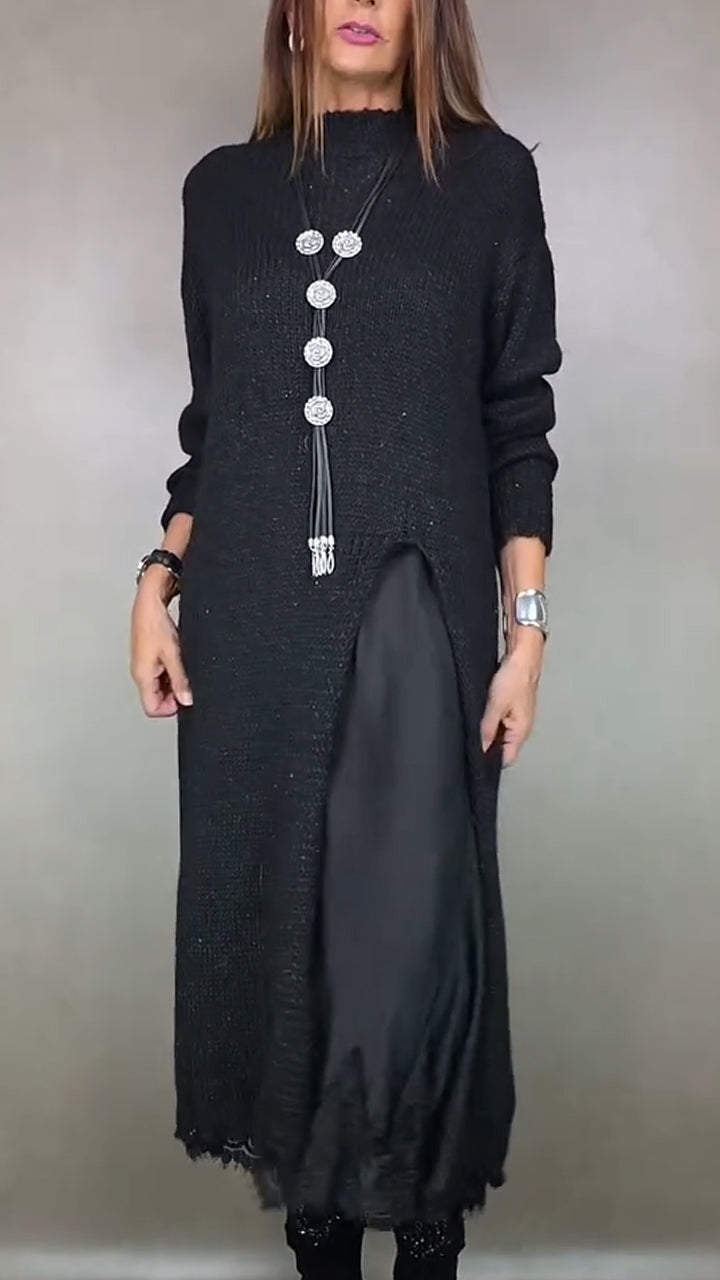 Elegant sweater and dress set
