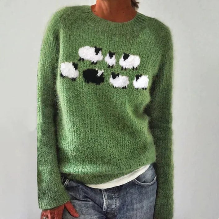 Lois | Comfortable Cute Sheep Sweater
