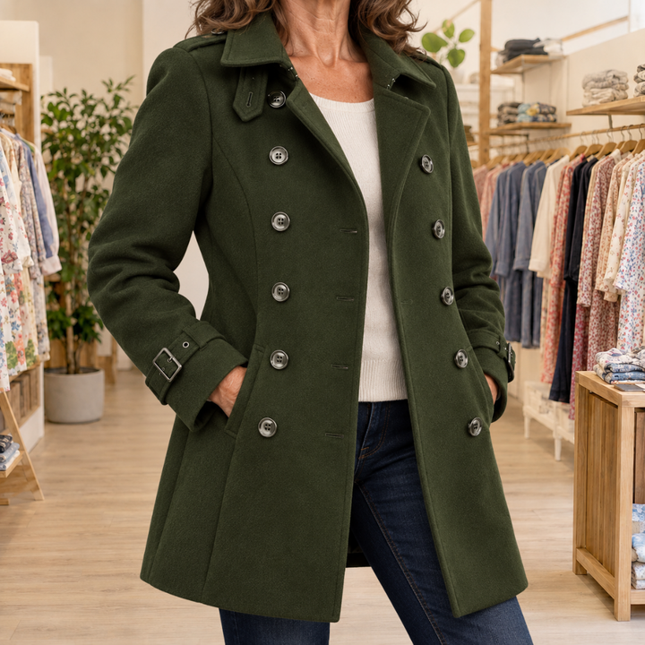 Naomi | Elegant Longline Trench Coat