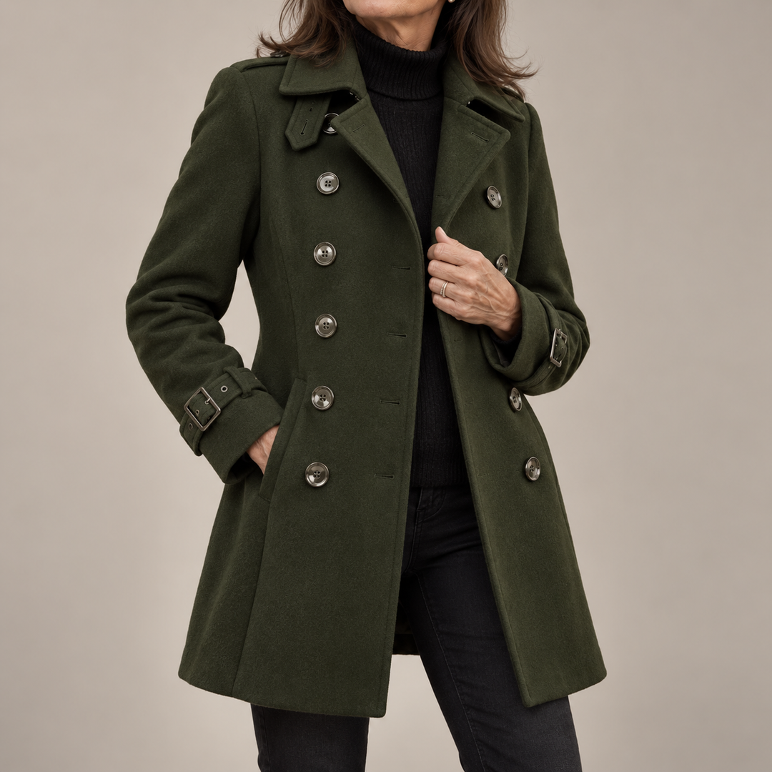 Naomi | Elegant Longline Trench Coat