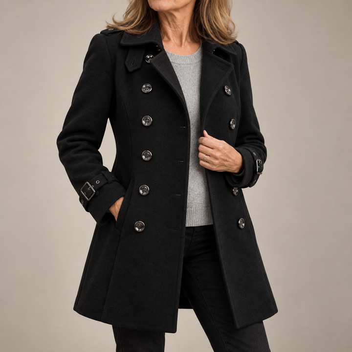 Naomi | Elegant Longline Trench Coat