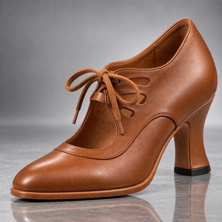 Nancy | Lace-Up Heels