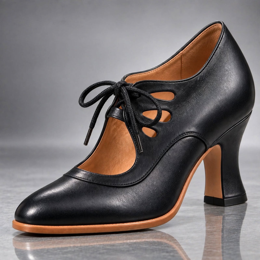 Nancy | Lace-Up Heels