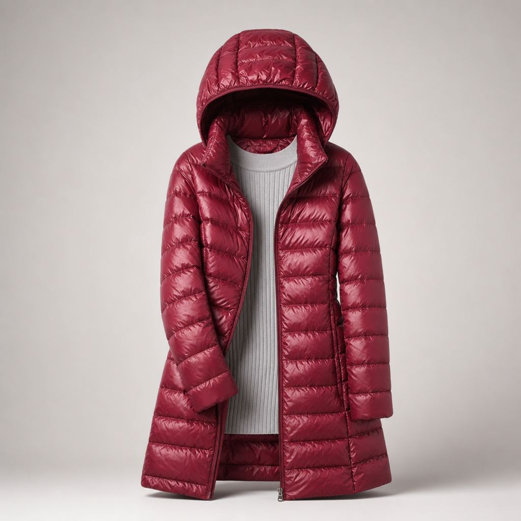 Linda Ultralight Down Jacket - Red