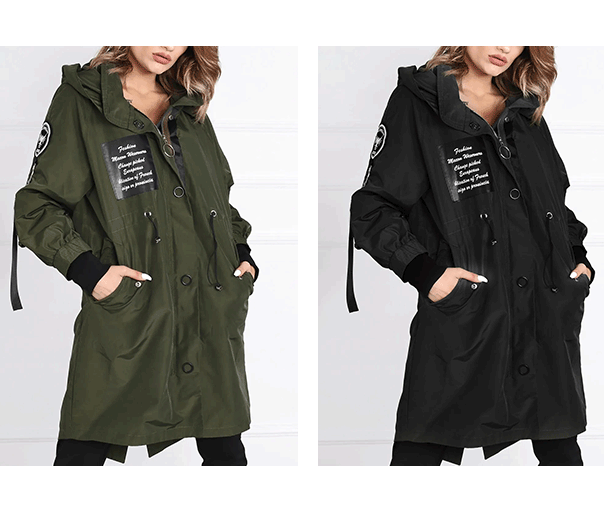 Sandra | Hooded Long-Sleeve Jacket